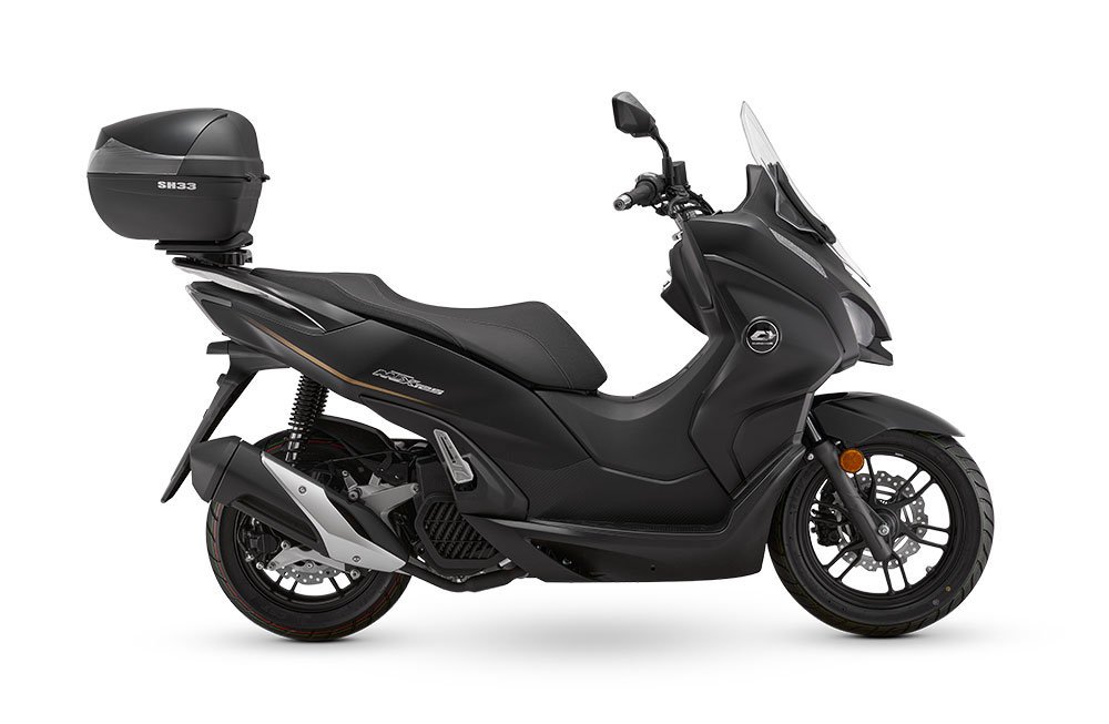 QJMOTOR MTX 125 TOP BOX BLACK